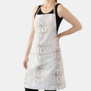 Gold Floral Botanical Modern MAMA   Beste MAMA je Schürze