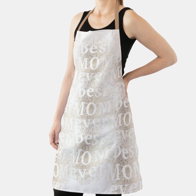 Gold Floral Botanical Modern MAMA | Beste MAMA je Schürze (InSitu)