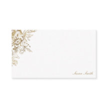Gold Floral Personalisiert