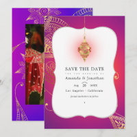 Gold Foil Arabian Bollywood Wedding Foto