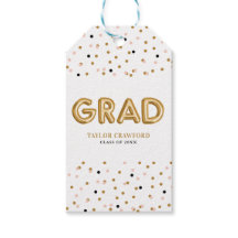 Gold Foil Balloon | Confetti Dots Abschluss