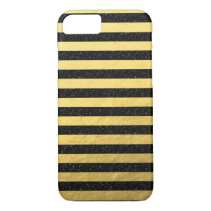 Gold Foil Black Stripes iPhone 7, selten dort iPhone 8/7 Hülle
