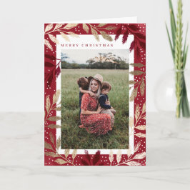 Gold Foil Branches Frohe Weihnachten 3 Foto