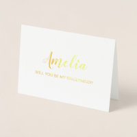 Gold Foil Card | Junggesellinnenabschiede