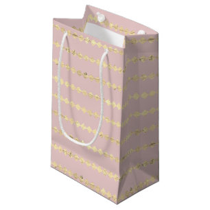 Gold Foil Diamond Muster Geschenktasche Kleine Geschenktüte