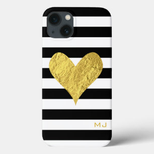 Gold Foil Heart Case-Mate iPhone Hülle