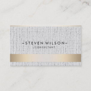 Gold Foil Metal Beruflich Moderne Elegante Visitenkarte