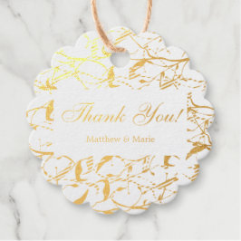 Gold Foil Vielen Dank für Ihr Interesse Tags