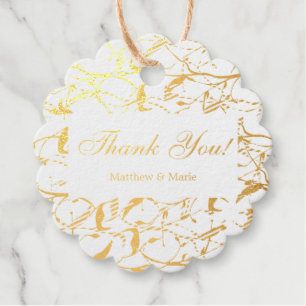 Gold Foil Vielen Dank für Ihr Interesse Tags