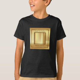 Gold Foto Memorial Kid's T-Shirt