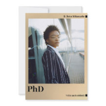 Gold Foto PhD-Abschluss