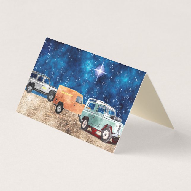 Gold, Frankincense und Myrhh mit Landrover-Karte (Vorderseite)