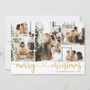 Gold Frohe Weihnachten 5 Bilder Foto Weihnachtskar