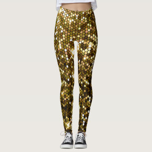Gold funkeln: glänzender Hintergrund. Leggings