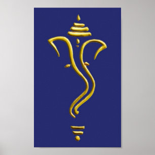 Gold Ganesha II Poster