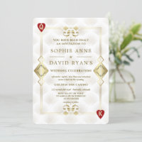 Gold Gatsby Casino Royale Vegas Poker Hochzeit