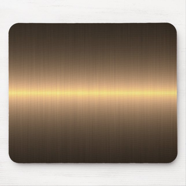 Gold gebürstetes Metall Mousepad (Vorne)
