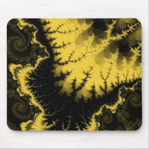 Gold gefiederter Stern-Mauspad Mousepad