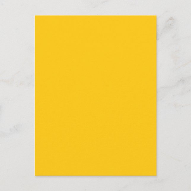 Gold Gelb Postkarte (Vorderseite)