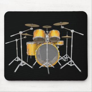 Gold/gelbe Trommel-Ausrüstung: Mousepad