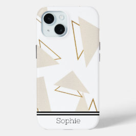 Gold Geometic Custom Samsung Case-Mate iPhone Hülle