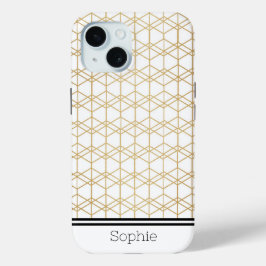 Gold Geometic Custom Samsung Case-Mate iPhone Hülle