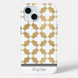Gold Geometic Custom Samsung Case-Mate iPhone Hülle