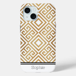 Gold Geometic Custom Samsung Case-Mate iPhone Hülle