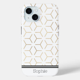 Gold Geometic Custom Samsung Case-Mate iPhone Hülle