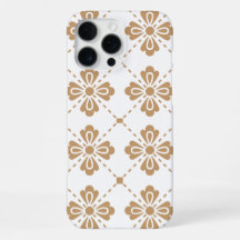 "Gold Geometrische Blume" Elegantes Muster Handyhü