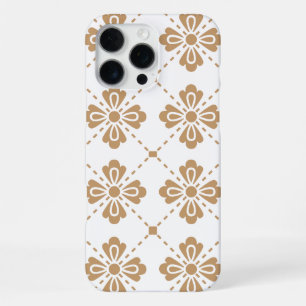 "Gold Geometrische Blume" Elegantes Muster Handyhü iPhone 16 Pro Max Hülle