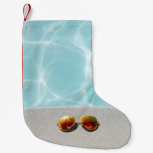 Gold gerahmte Orangenlinse Sonnenbrille im Aviator Kleiner Weihnachtsstrumpf