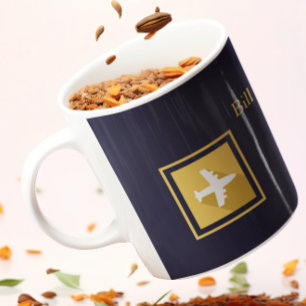 Gold Gerahmter Agent Kaffeetasse