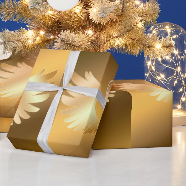 Gold Geschenkpapier (Feiertage)