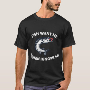 Gold gestreifter Fisch Aquarell T-Shirt
