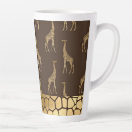 Gold Giraffe Elegant Chic Stilvoll Milchtasse