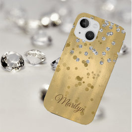 Gold Glam Case-Mate iPhone Hülle