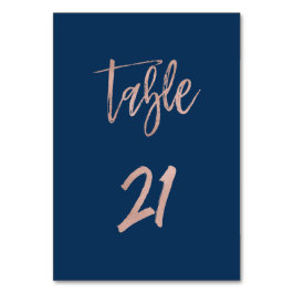 Gold Glam Chic Wedding Tischnummer 21