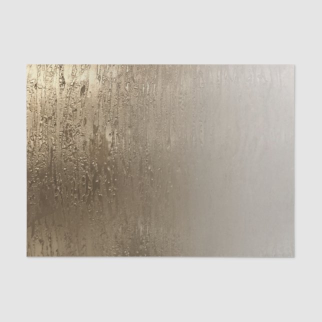 Gold Glam Gilded Brush Moderne Eleganz Seidenpapier (Vorderseite)