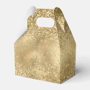 Gold Glam Glitzy Glitzer Sparkle   Geschenkschachtel