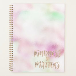 Gold Glam Mint Rosa Gefärbte Krawatte Kindness Mat Planer