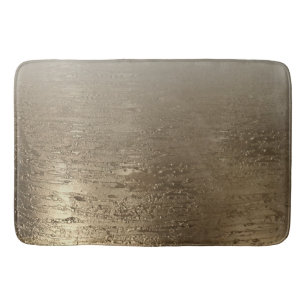 Gold Glam Vergoldete Bürste Moderne Eleganz Badematte