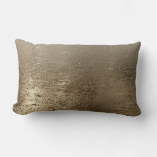 Gold Glam Vergoldete Pinsel Moderne Eleganz Lendenkissen