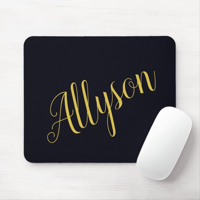 Gold Glamour personalisiert Mousepad (Mit Mouse)