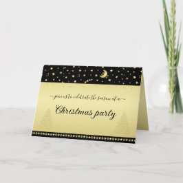 Gold glänzende Weihnachtssterne, Pfoten auf Gold u Einladung