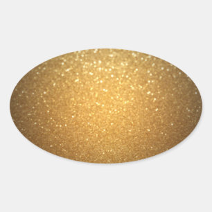 Gold Glitter Blanko Vorlage Fügen Sie Ihren Text E Ovaler Aufkleber
