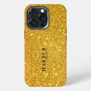 Gold Glitter Custom Name Case-Mate iPhone-Hülle iPhone 13 Pro Hülle