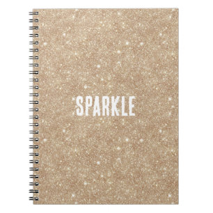 Gold Glitter Funkeln Notizblock