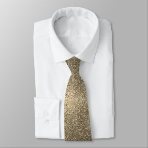 Gold Glitter Funkeln Professional Bräutigam Trauze Krawatte