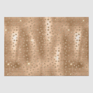 Gold Glitter Gepard Flecken Metallisch Tier Seidenpapier
